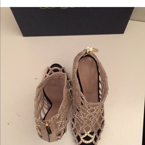 Sergio Rossi Signature 110mm  Classic Stiletto – Nude - new with tags - Picture 8 of 8